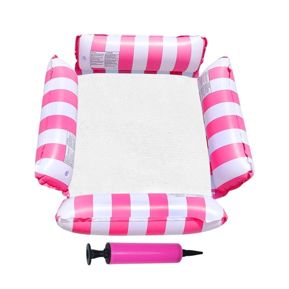 Premium Inflatable Floating recliner for Beach Party Vocation Pink