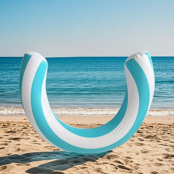 Inflatable Pool Float Chair for Adults - Curved Lounge Hammock, Portable Blow Up Pool Floats for Swimming, Ocean, Lake, Beach Parties & Summer Water Fun