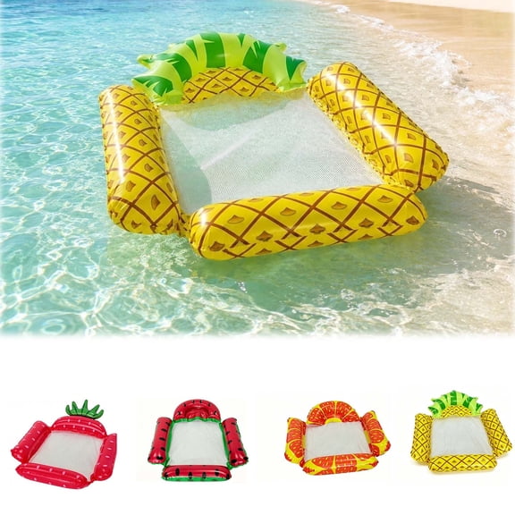 Premium Inflatable Pool Floating Bed with Ergonomic Headrest, Durable Water Floating Sofa for Adults, Summer Pool Party Outdoor Use, XL Lounger​, Green