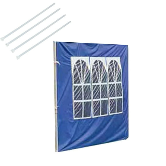 Premium Inflatable Windproof Tent Cloth with Window - 2M x 3M Heavy Duty Durable Camping Shelter Includes 4 Cable Ties