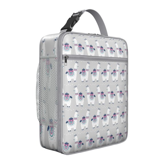 Premium Insulated Alpaca Lunch Box for Men & - Reusable Lunch Bag with,Hour Temperature Retention, Compact & Lightweight Design for Office, Work, Picnic, Travel - Durable Lunch Tote for Adults.