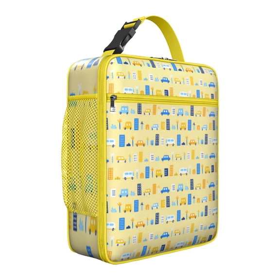 Premium Insulated Car Lunch Box for Men & - Reusable Lunch Bag with,Hour Temperature Retention, Compact & Lightweight Design for Office, Work, Picnic, Travel - Durable Lunch Tote for Adults.