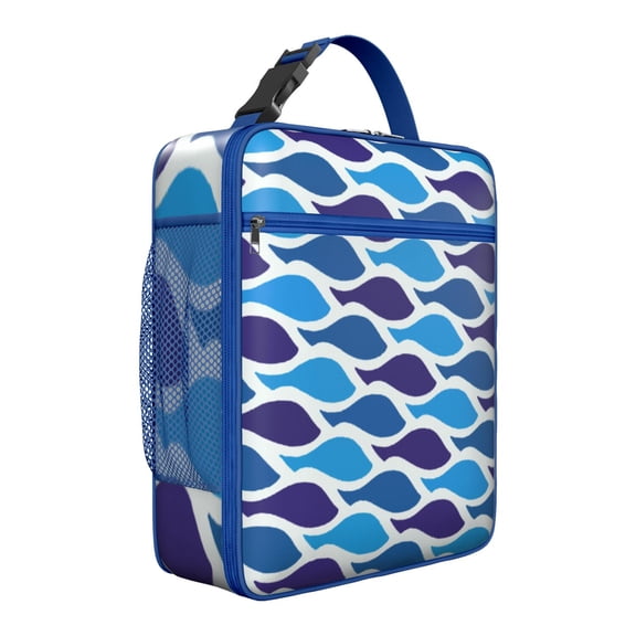 Premium Insulated Fish Lunch Box for Men & - Reusable Lunch Bag with,Hour Temperature Retention, Compact & Lightweight Design for Office, Work, Picnic, Travel - Durable Lunch Tote for Adults.