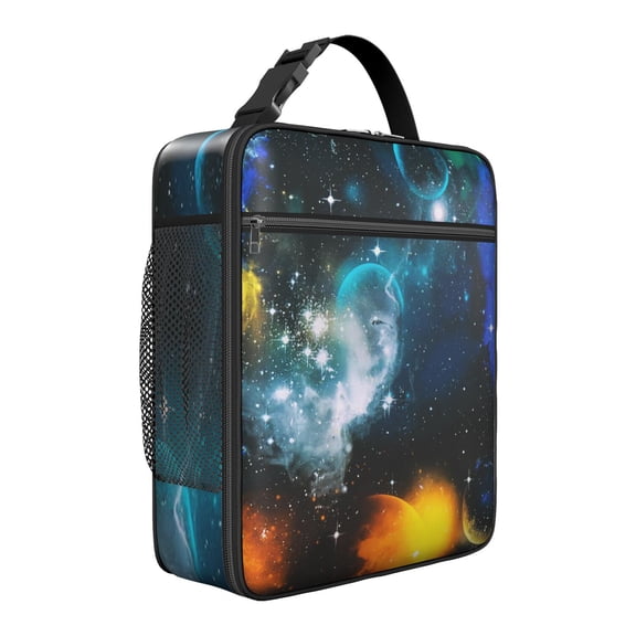 Premium Insulated Galaxy Lunch Box for Men & - Reusable Lunch Bag with,Hour Temperature Retention, Compact & Lightweight Design for Office, Work, Picnic, Travel - Durable Lunch Tote for Adults.