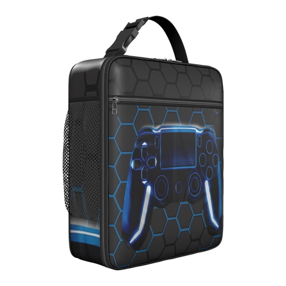 Premium Insulated Gaming Lunch Box for Men & - Reusable Lunch Bag with,Hour Temperature Retention, Compact & Lightweight Design for Office, Work, Picnic, Travel - Durable Lunch Tote for Adults.