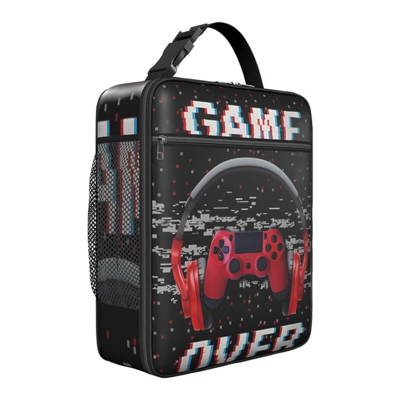 Premium Insulated Gaming Lunch Box for Men & - Reusable Lunch Bag with,Hour Temperature Retention, Compact & Lightweight Design for Office, Work, Picnic, Travel - Durable Lunch Tote for Adults.
