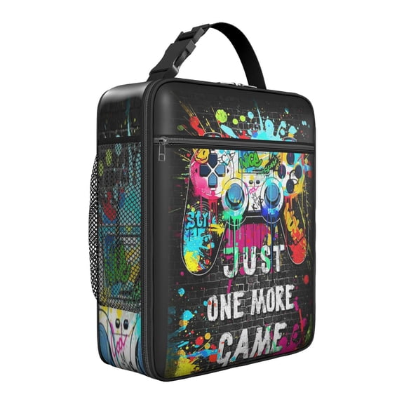 Premium Insulated Gaming Lunch Box for Men & - Reusable Lunch Bag with,Hour Temperature Retention, Compact & Lightweight Design for Office, Work, Picnic, Travel - Durable Lunch Tote for Adults.