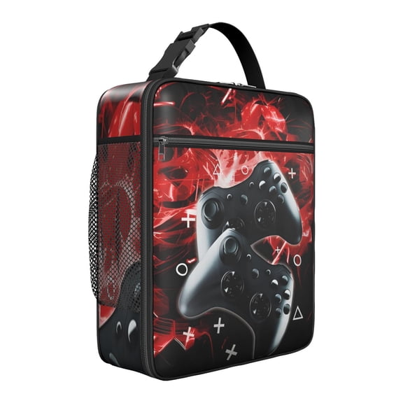 Premium Insulated Gaming Lunch Box for Men & - Reusable Lunch Bag with,Hour Temperature Retention, Compact & Lightweight Design for Office, Work, Picnic, Travel - Durable Lunch Tote for Adults.