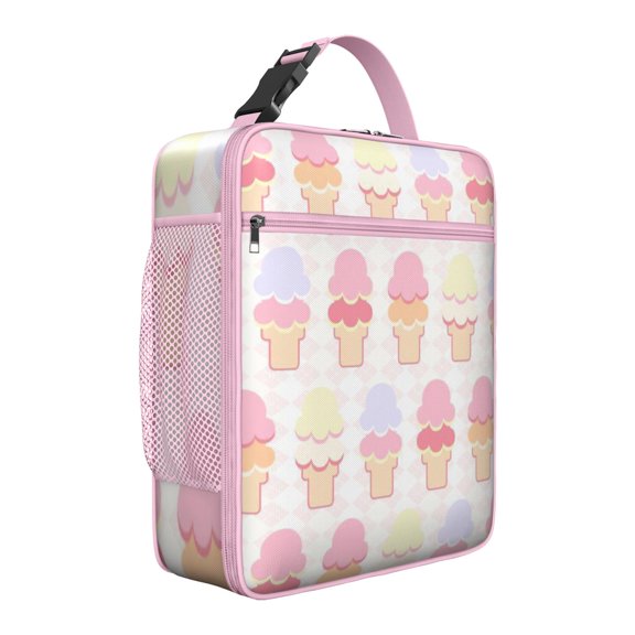 Premium Insulated Ice Cream Lunch Box for Men & - Reusable Lunch Bag with,Hour Temperature Retention, Compact & Lightweight Design for Office, Work, Picnic, Travel - Durable Lunch Tote for Adults.