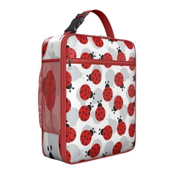 Premium Insulated Ladybug Lunch Box for Men & - Reusable Lunch Bag with,Hour Temperature Retention, Compact & Lightweight Design for Office, Work, Picnic, Travel - Durable Lunch Tote for Adults.