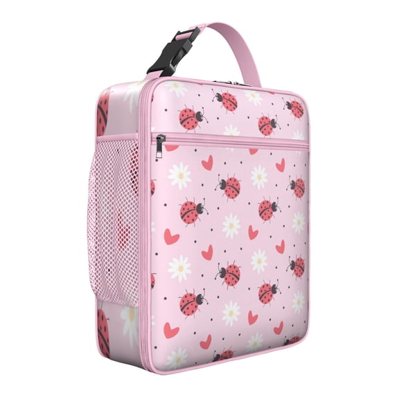 Premium Insulated Ladybug Lunch Box for Men & - Reusable Lunch Bag with,Hour Temperature Retention, Compact & Lightweight Design for Office, Work, Picnic, Travel - Durable Lunch Tote for Adults.