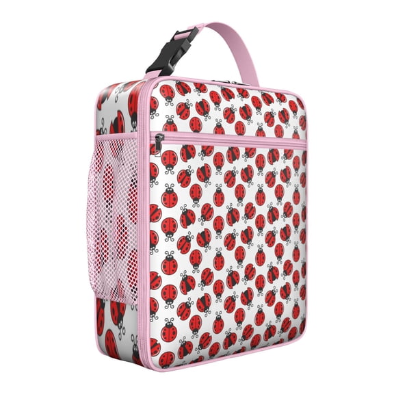 Premium Insulated Ladybug Lunch Box for Men & - Reusable Lunch Bag with,Hour Temperature Retention, Compact & Lightweight Design for Office, Work, Picnic, Travel - Durable Lunch Tote for Adults.