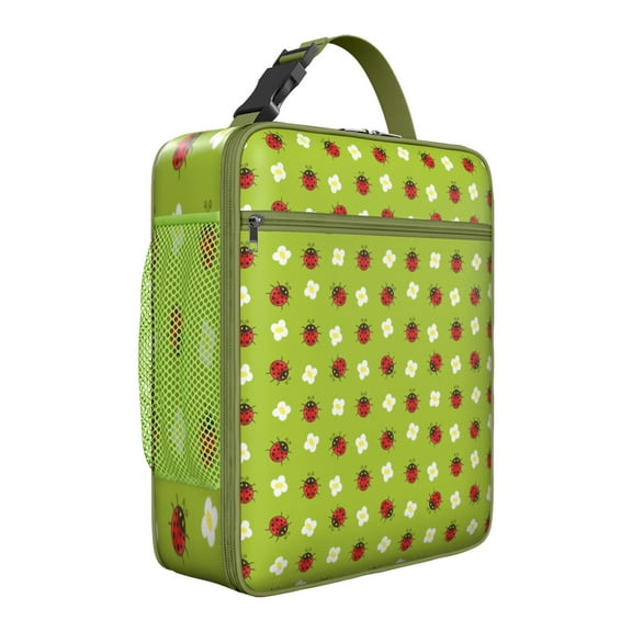 Premium Insulated Ladybug Lunch Box for Men & - Reusable Lunch Bag with,Hour Temperature Retention, Compact & Lightweight Design for Office, Work, Picnic, Travel - Durable Lunch Tote for Adults.