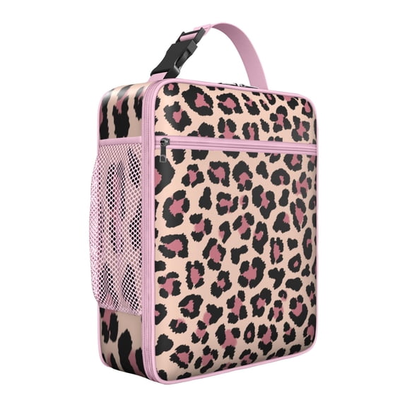 Premium Insulated Leopard Lunch Box for Men & - Reusable Lunch Bag with,Hour Temperature Retention, Compact & Lightweight Design for Office, Work, Picnic, Travel - Durable Lunch Tote for Adults.