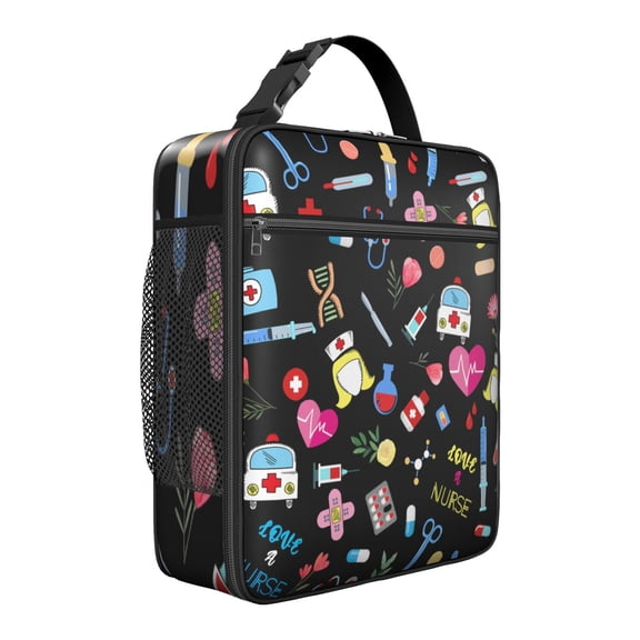 Premium Insulated Nurse Lunch Box for Men & - Reusable Lunch Bag with,Hour Temperature Retention, Compact & Lightweight Design for Office, Work, Picnic, Travel - Durable Lunch Tote for Adults.