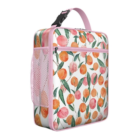 Premium Insulated Peach Lunch Box for Men & - Reusable Lunch Bag with,Hour Temperature Retention, Compact & Lightweight Design for Office, Work, Picnic, Travel - Durable Lunch Tote for Adults.