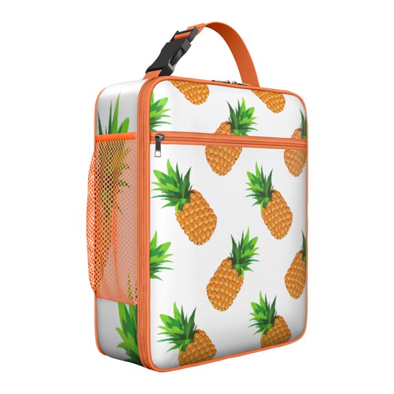 Premium Insulated Pineapple Lunch Box for Men & - Reusable Lunch Bag with,Hour Temperature Retention, Compact & Lightweight Design for Office, Work, Picnic, Travel - Durable Lunch Tote for Adults.