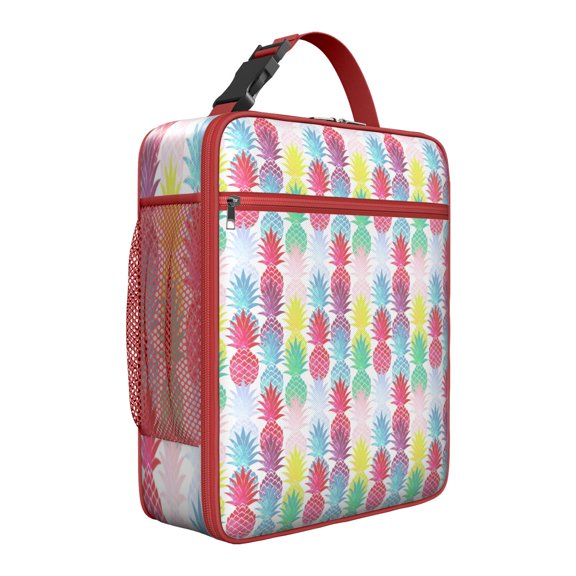 Premium Insulated Pineapple Lunch Box for Men & - Reusable Lunch Bag with,Hour Temperature Retention, Compact & Lightweight Design for Office, Work, Picnic, Travel - Durable Lunch Tote for Adults.