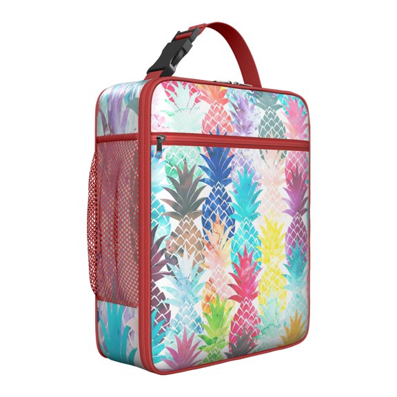 Premium Insulated Pineapple Lunch Box for Men & - Reusable Lunch Bag with,Hour Temperature Retention, Compact & Lightweight Design for Office, Work, Picnic, Travel - Durable Lunch Tote for Adults.