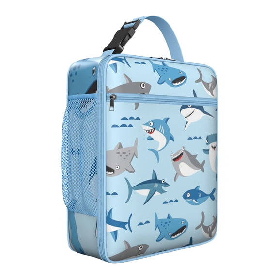 Premium Insulated Shark Lunch Box for Men & - Reusable Lunch Bag with,Hour Temperature Retention, Compact & Lightweight Design for Office, Work, Picnic, Travel - Durable Lunch Tote for Adults.