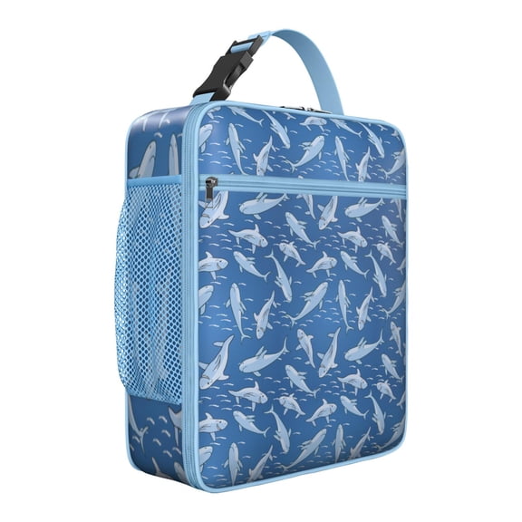 Premium Insulated Shark Lunch Box for Men & - Reusable Lunch Bag with,Hour Temperature Retention, Compact & Lightweight Design for Office, Work, Picnic, Travel - Durable Lunch Tote for Adults.