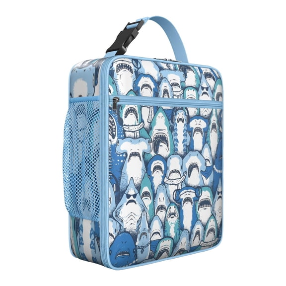 Premium Insulated Shark Lunch Box for Men & - Reusable Lunch Bag with,Hour Temperature Retention, Compact & Lightweight Design for Office, Work, Picnic, Travel - Durable Lunch Tote for Adults.