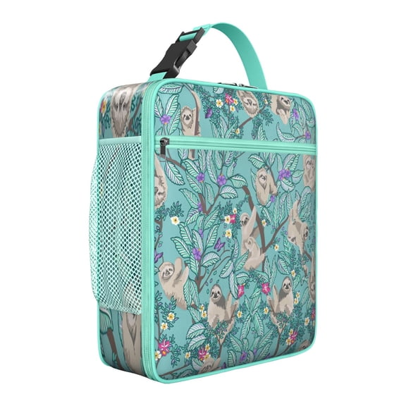 Premium Insulated Sloth Lunch Box for Men & - Reusable Lunch Bag with,Hour Temperature Retention, Compact & Lightweight Design for Office, Work, Picnic, Travel - Durable Lunch Tote for Adults.