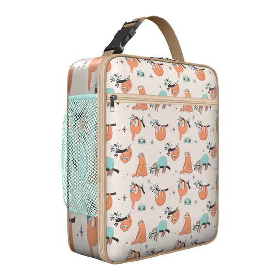Premium Insulated Sloth Lunch Box for Men & - Reusable Lunch Bag with,Hour Temperature Retention, Compact & Lightweight Design for Office, Work, Picnic, Travel - Durable Lunch Tote for Adults.