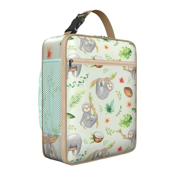 Premium Insulated Sloth Lunch Box for Men & - Reusable Lunch Bag with,Hour Temperature Retention, Compact & Lightweight Design for Office, Work, Picnic, Travel - Durable Lunch Tote for Adults.