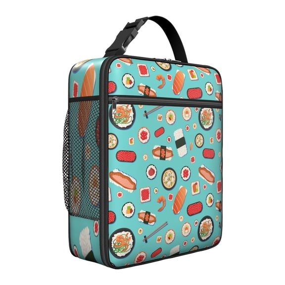 Premium Insulated Sushi Lunch Box for Men & - Reusable Lunch Bag with,Hour Temperature Retention, Compact & Lightweight Design for Office, Work, Picnic, Travel - Durable Lunch Tote for Adults.