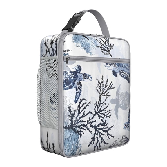 Premium Insulated Turtle Lunch Box for Men & - Reusable Lunch Bag with,Hour Temperature Retention, Compact & Lightweight Design for Office, Work, Picnic, Travel - Durable Lunch Tote for Adults.