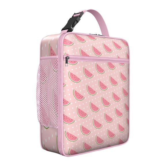 Premium Insulated Watermelon Lunch Box for Men & - Reusable Lunch Bag with,Hour Temperature Retention, Compact & Lightweight Design for Office, Work, Picnic, Travel - Durable Lunch Tote for Adults.