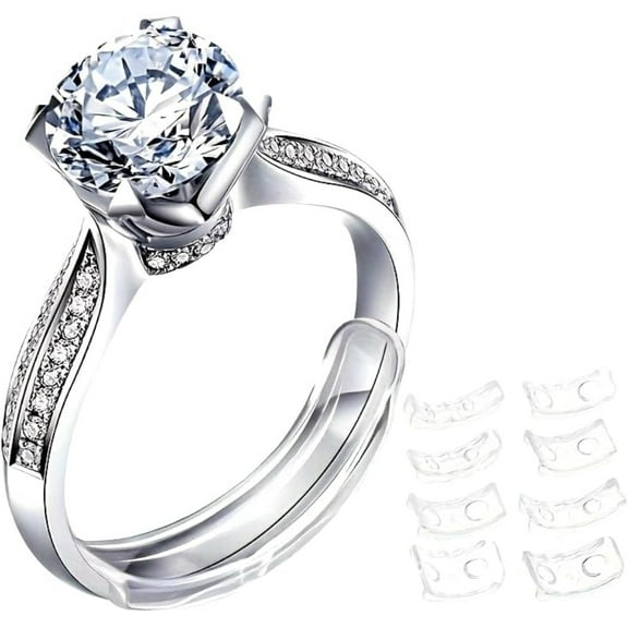 Premium Invisible Ring Sizers & Size Adjusters Set - 2 Practical Styles (Insert & Spiral), Perfect Ring Guards for Loose Rings, Fits All Ring Types