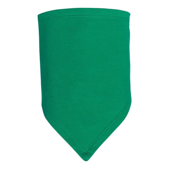 Premium Jersey Bandana Bib , Green/ White