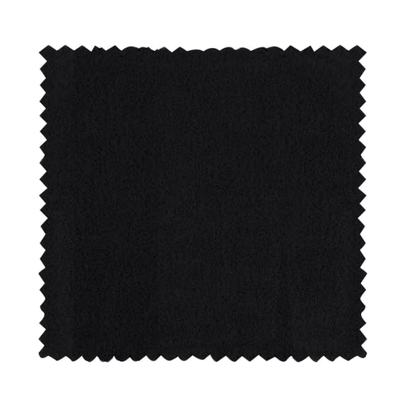 Premium Jewelry Cleaning Cloth, 1 Pc Silver Polishing Cloth Individually Wrapped, for Sterling Silver, Gold, Brass, Silverware, Coin, Ring, Watch and More, 3.15x3.15 Inch, Black