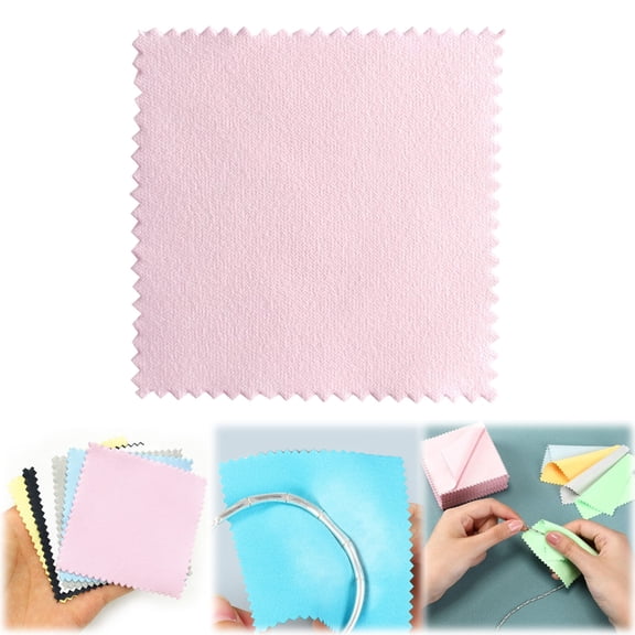 Premium Jewelry Cleaning Cloth, Silver Polishing Cloth Individually Wrapped, Polishing Cloths for Sterling Silver, Gold, Brass, Silverware, Coin, Ring, Watch and More, 20 Pcs, 3.15x3.15"