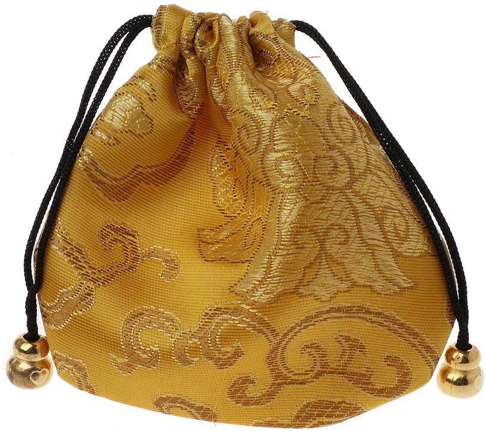 Chinese Embroidery Bag Jewelry Pouch Silk Roll Wrap Gift Bags For Party