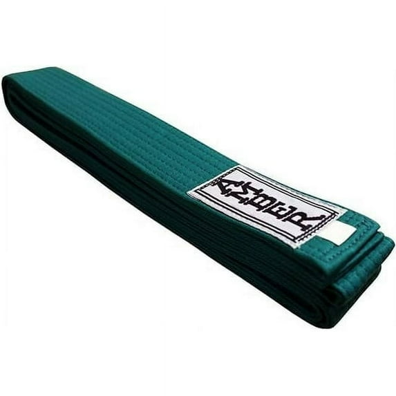 Premium Karate Belt, 100% Cotton Canvas Martial Arts Belt for Karate, Taekwondo & Judo, Durable, Comfortable & Secure Fit, Ideal for Training & Competition, Green, Size 7-128 Inches