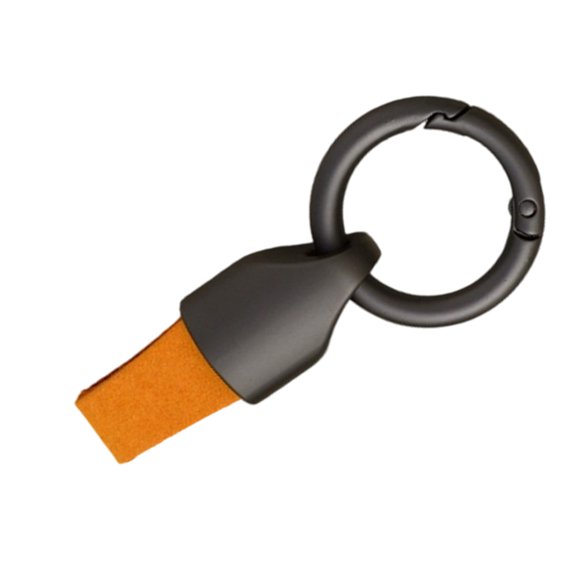 Premium Keychain With Metal Keyring And Textured Grip For Secure Daily Carry