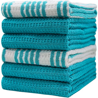 American Fluffy Towel Hand Towels with Hanging Loops (Set of 2) – Super Absorbent and Soft Dish Towels for Kitchen and Kitchen Hand Towels – Machine