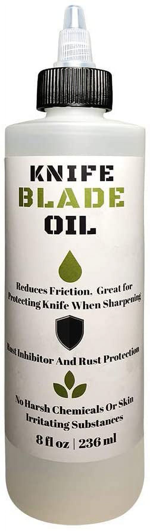 Premium Knife Blade Oil & Honing Oil 8 Oz Custom Formulated Food