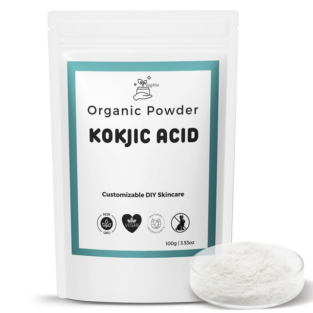 Premium Kojic Acid Powder for SkinLightening and DIY 99 Purity