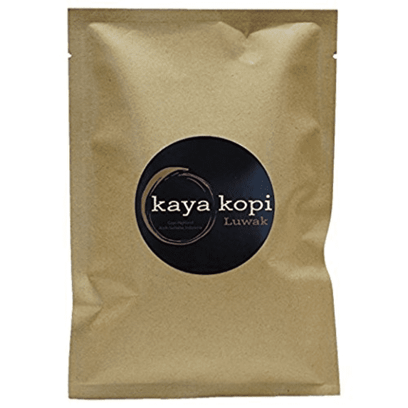 Premium Kopi Luwak From Indonesia Wild Palm Civets Arabica Coffee Beans (50 Grams)