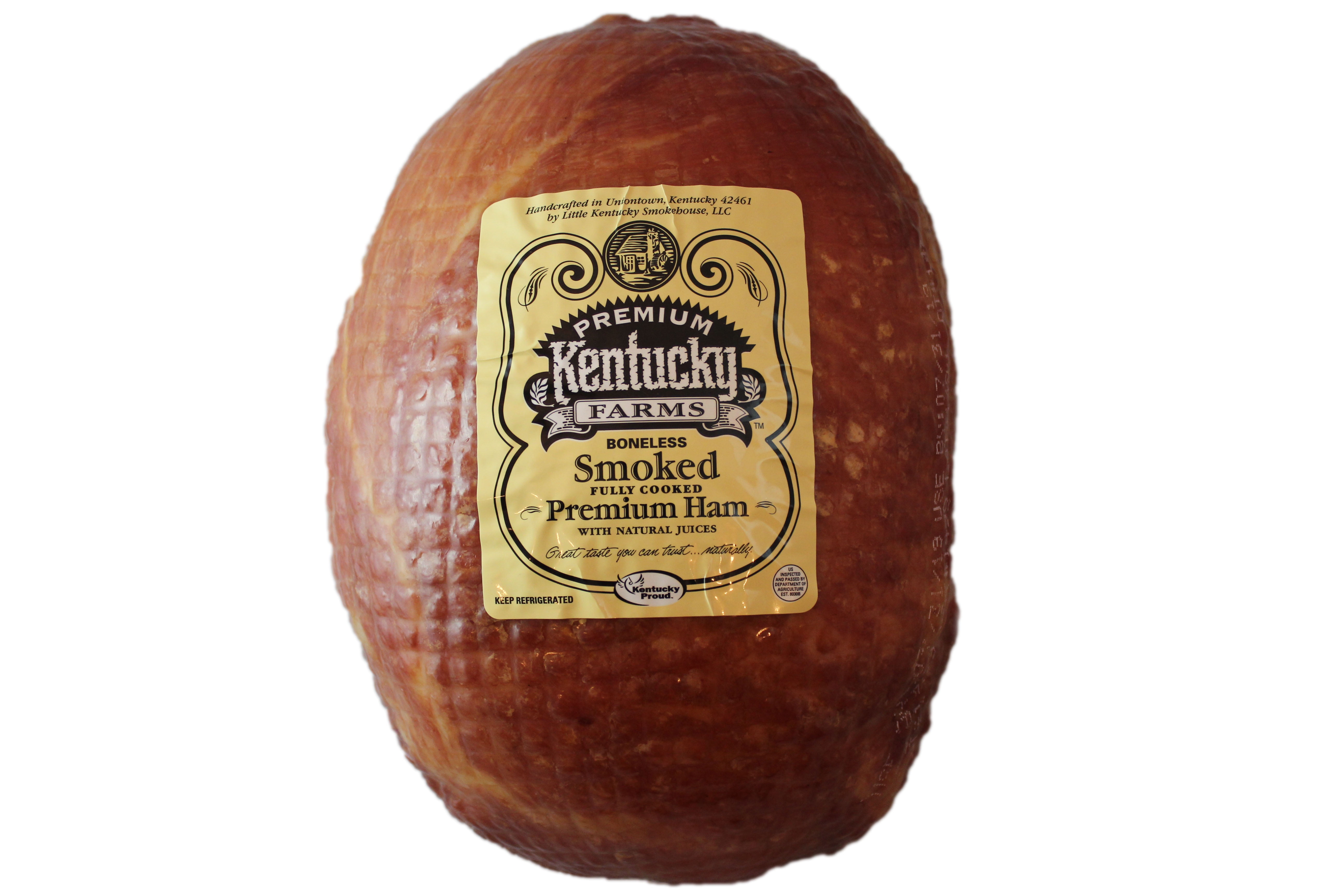 Premium Ky Farms Whole Ham Boneless Smoked