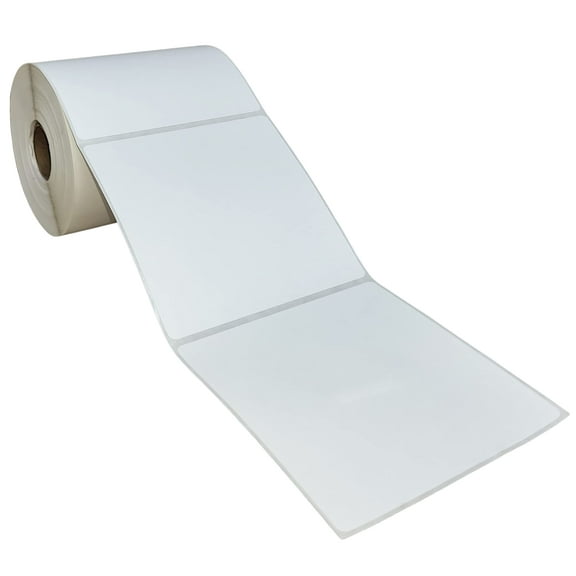 Premium Label Supply 4x4 Direct Thermal Shipping Labels - 375 Labels per Roll - 1'' Core - 4 Rolls (1500 Labels)