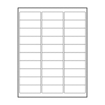 Premium Label Supply White Address Sticker Labels – 2.625” x 1" – Laser/Inkjet Compatible – (30 Labels/Sheet), 25 Sheets - 750 Total Adhesive FBA Labels