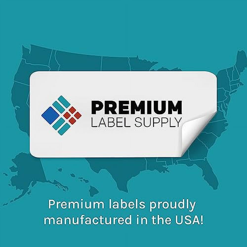 Premium Label Supply White Sticker Address Labels 3” x 1" Laser