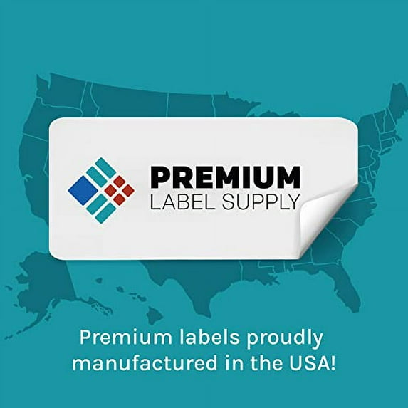 Premium Label Supply White Sticker Return Address Labels – 1-3/4” x 2/3" – Laser/Inkjet Compatible – (60 Labels/Sheet), 1000 Sheets – 60,000 Total Adhesive Labels