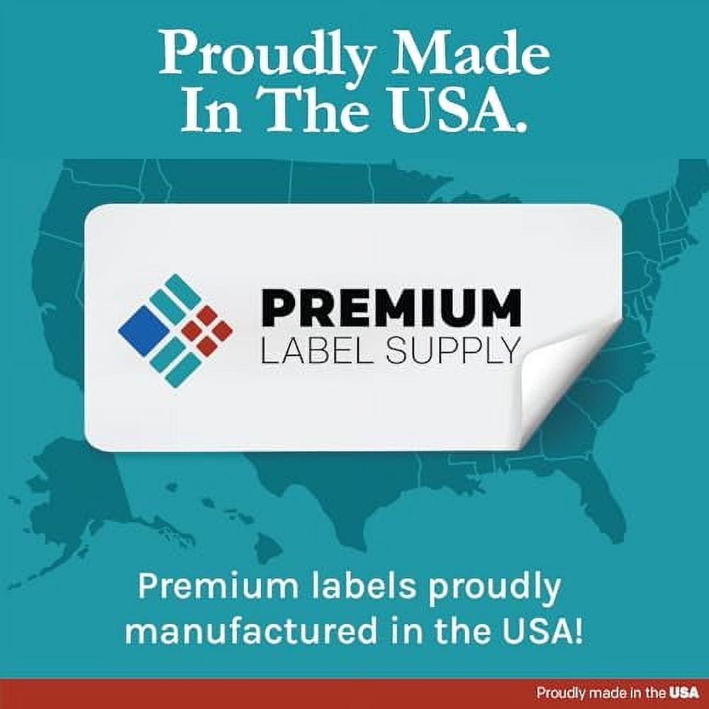 Premium Label Supply White Sticker Round Labels – 1.5