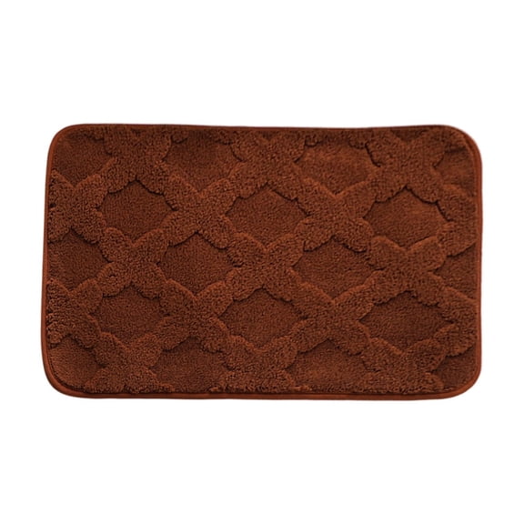 Premium Lambswool Floor Mat Soft Lambswool Bath Mats Home Bathroom Rug Ultra Plush AbsorbentToilet Mat, Non-Slip, 40x60cm